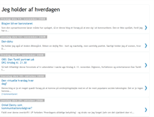 Tablet Screenshot of jegholderafhverdagen.blogspot.com