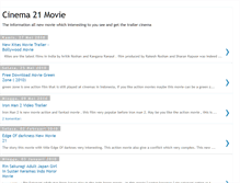 Tablet Screenshot of cinema21movie.blogspot.com