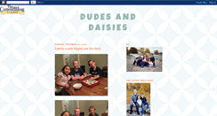 Desktop Screenshot of dudesanddaisies.blogspot.com