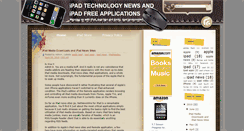 Desktop Screenshot of ipadtechnologynewsandfreeapps.blogspot.com