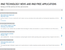 Tablet Screenshot of ipadtechnologynewsandfreeapps.blogspot.com