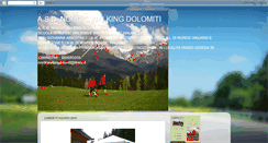 Desktop Screenshot of nordicwalkingdolomiti.blogspot.com