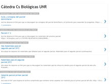 Tablet Screenshot of catedracsbiologicas.blogspot.com