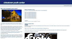 Desktop Screenshot of chinatownyouthcenter.blogspot.com