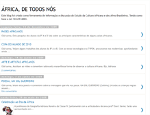 Tablet Screenshot of geoafricanidade.blogspot.com