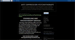 Desktop Screenshot of antioppressionpsychotherapy.blogspot.com