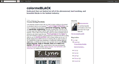 Desktop Screenshot of color-me-black.blogspot.com