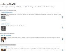 Tablet Screenshot of color-me-black.blogspot.com