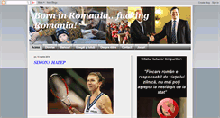 Desktop Screenshot of born-in-romania.blogspot.com