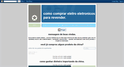 Desktop Screenshot of comocomprardiretodachina.blogspot.com