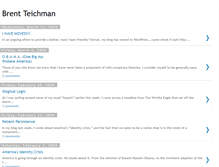 Tablet Screenshot of brentteichman.blogspot.com