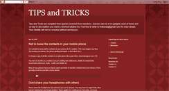 Desktop Screenshot of holtipsandtricks.blogspot.com