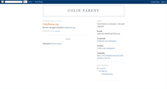 Desktop Screenshot of colinparent.blogspot.com