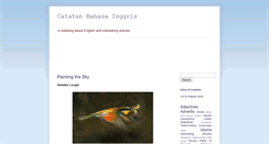 Desktop Screenshot of catatanbahasainggris.blogspot.com
