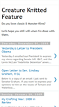 Mobile Screenshot of creature-knitted-feature.blogspot.com
