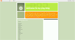 Desktop Screenshot of myyog.blogspot.com