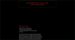 Desktop Screenshot of advertising-analyzers-technology.blogspot.com