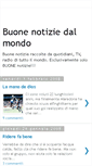 Mobile Screenshot of buonenotiziedalmondo.blogspot.com