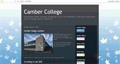 Desktop Screenshot of cambercollege.blogspot.com