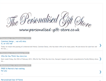 Tablet Screenshot of personalised-gift-store.blogspot.com