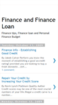 Mobile Screenshot of financeloan-blog.blogspot.com