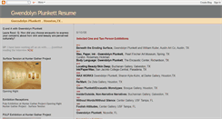 Desktop Screenshot of gplunkettresume.blogspot.com