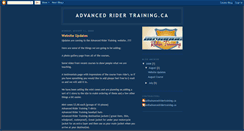 Desktop Screenshot of advancedridertraining.blogspot.com