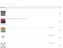 Tablet Screenshot of elelefanterosado.blogspot.com