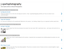 Tablet Screenshot of jsparksphotography.blogspot.com