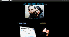 Desktop Screenshot of lyricsphotography.blogspot.com
