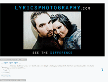 Tablet Screenshot of lyricsphotography.blogspot.com