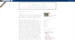 Desktop Screenshot of osmallyou.blogspot.com