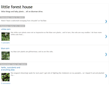 Tablet Screenshot of littleforesthouse.blogspot.com