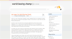 Desktop Screenshot of niceboxing.blogspot.com