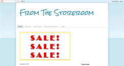 Desktop Screenshot of fromthestoreroom.blogspot.com