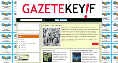 Desktop Screenshot of gazetekeyif.blogspot.com