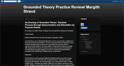 Desktop Screenshot of groundedtheorypracticereview.blogspot.com