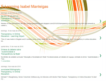 Tablet Screenshot of isabelmanteigas-elearning.blogspot.com