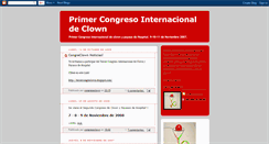 Desktop Screenshot of congresoclown.blogspot.com