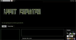 Desktop Screenshot of legitcheater.blogspot.com