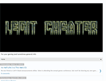 Tablet Screenshot of legitcheater.blogspot.com