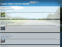 Tablet Screenshot of castrovalleyfarmersmarket.blogspot.com
