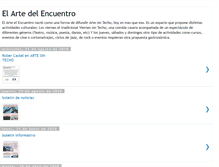 Tablet Screenshot of el-artedelencuentro.blogspot.com