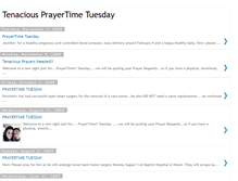 Tablet Screenshot of prayertimetuesday.blogspot.com