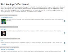 Tablet Screenshot of aintanangel.blogspot.com