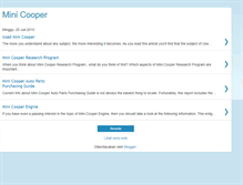 Tablet Screenshot of mini-cooper-automob.blogspot.com