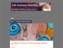 Tablet Screenshot of lifeimitatesdoodles.blogspot.com