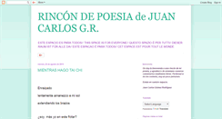 Desktop Screenshot of jcarlosgomezpoemas.blogspot.com