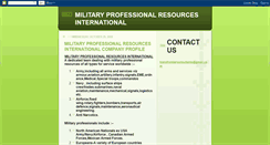 Desktop Screenshot of military-professionals.blogspot.com