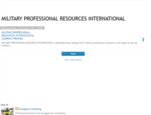 Tablet Screenshot of military-professionals.blogspot.com